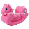 2016 Kindergarten cute animal plastic rocking horse for kids